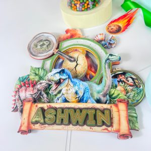 Dino Explorers Cake Topper